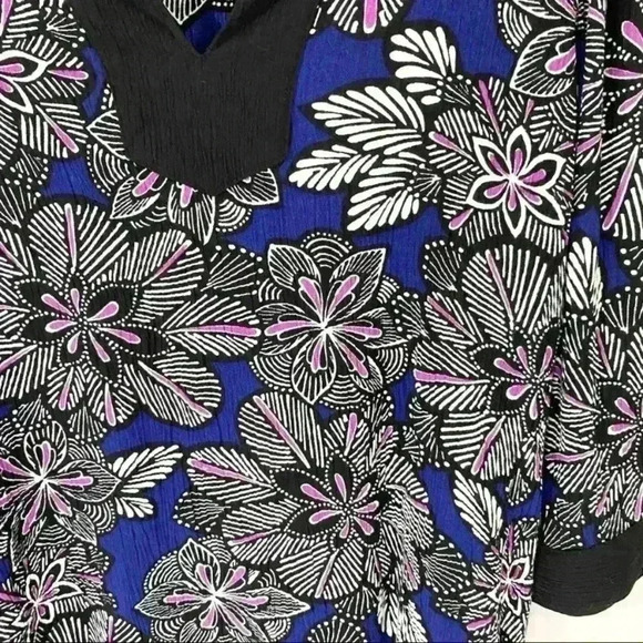 Sag Harbor tropical print top - Picture 3 of 4